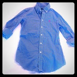 Ralph Lauren Polo size 2 custom slim fit blouse
